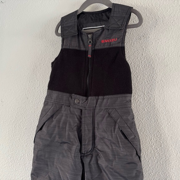 Snow Bib Pants 4T Weather Resistant Adjustable Zip Closure Snozu Winter Sporty - Picture 3 of 12